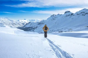 Explore the stunning snowy landscapes of Trentino-South Tyrol with ski touring adventures.